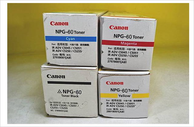 新品 Canon NPG-60 Y イエロー キャノン トナー カートリッジ - 1